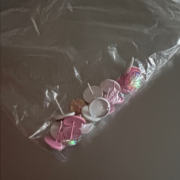 DIY Hot Pink and Pink Mermaid Post Glass Cabochon Earrings - Picture 5 of 5